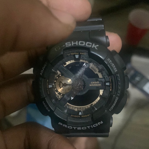 Gshock casino black CASIOG-Shock Black Dial Resin...